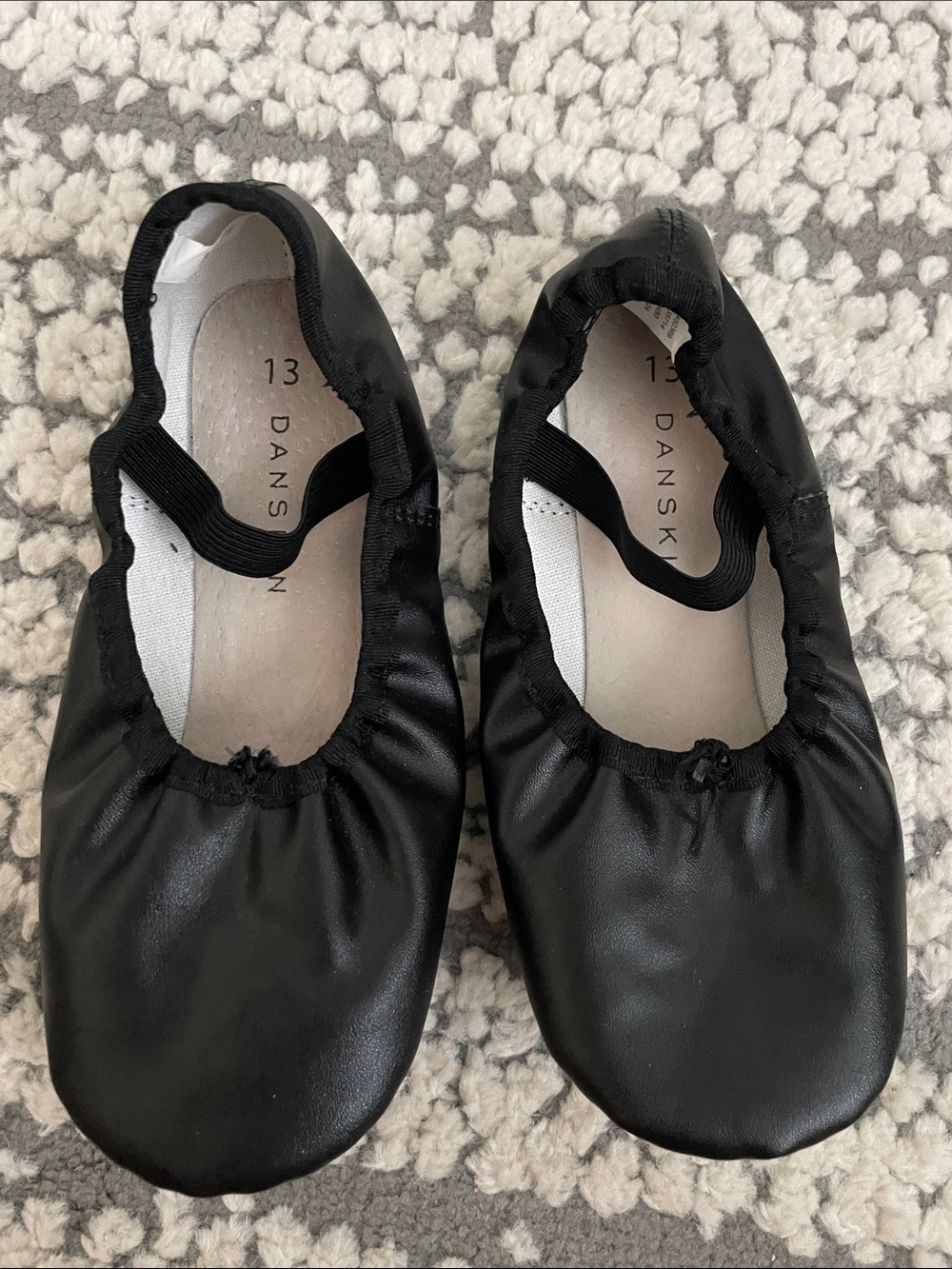 Danskin Black Slip-On Ballet Shoes